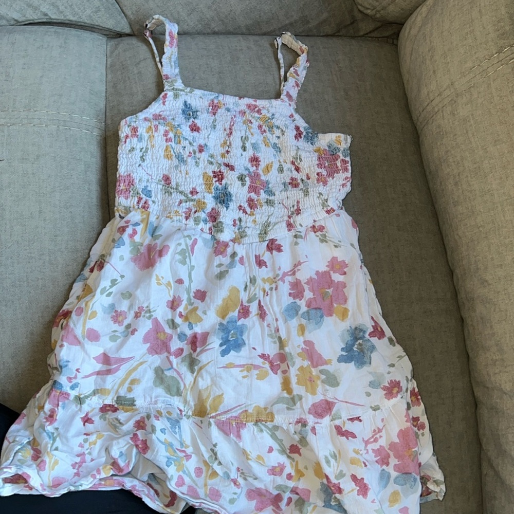 Floral adjustable strap dress